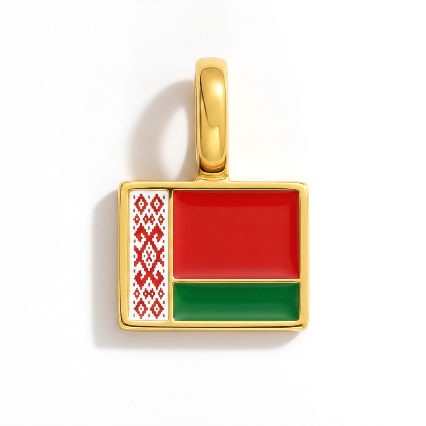 Charm - Flagge Eckig – Gold