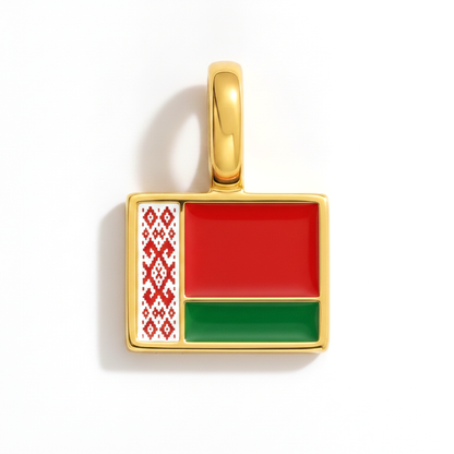 Charm - Flagge Eckig – Gold