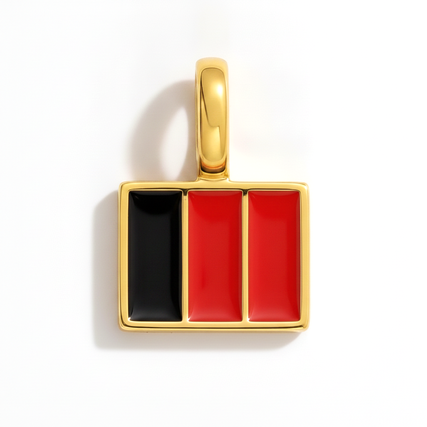 Charm - Flagge Eckig – Gold