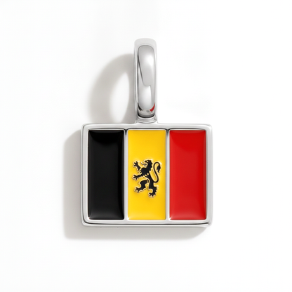 Charm - Flagge Eckig – Silber