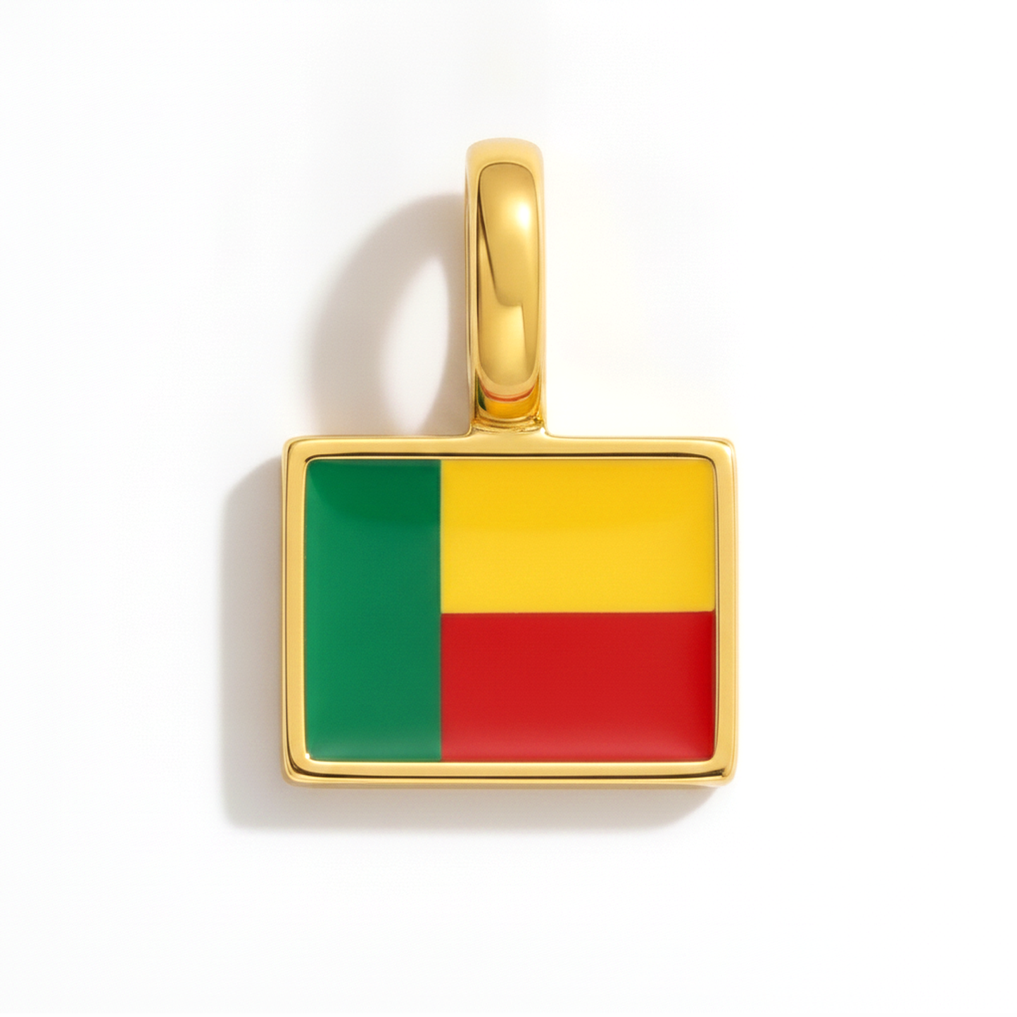 Charm - Flagge Eckig – Gold