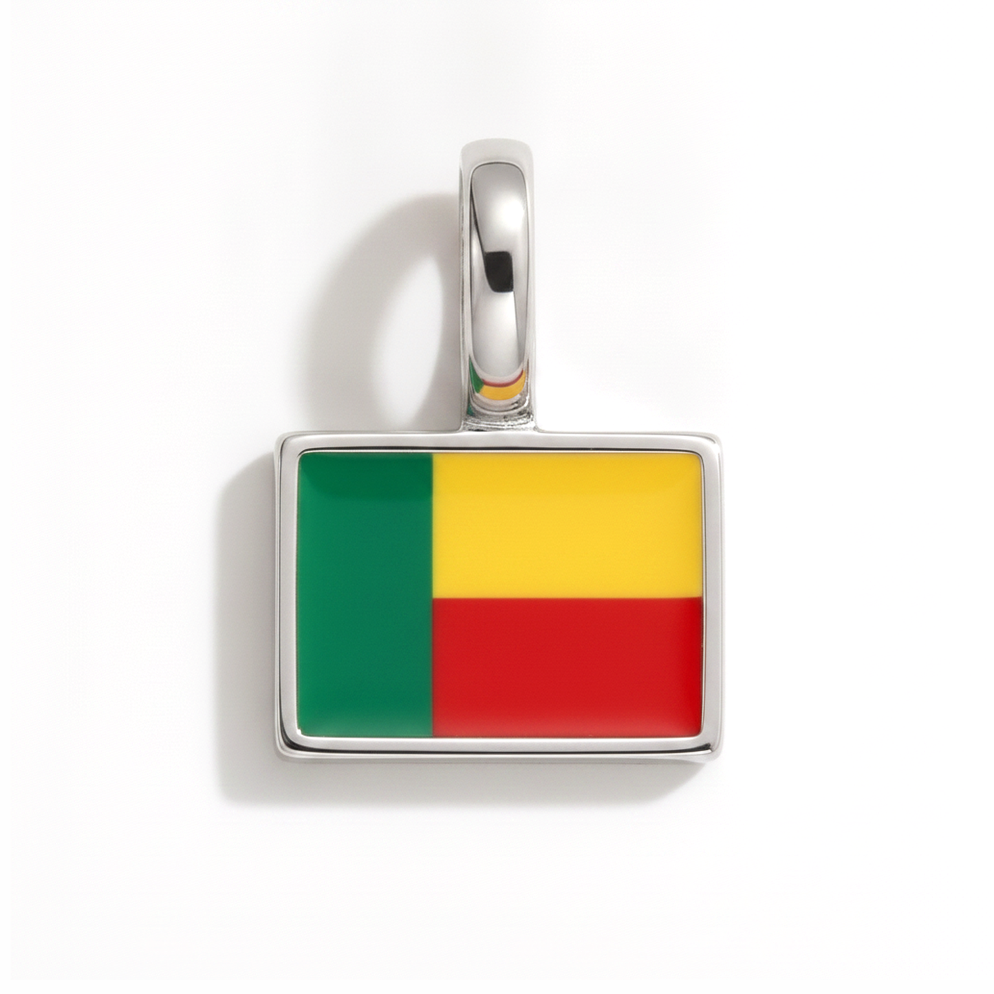 Charm - Flagge Eckig – Silber