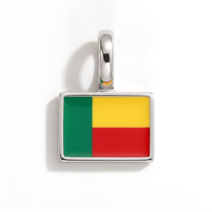 Charm - Flagge Eckig – Silber