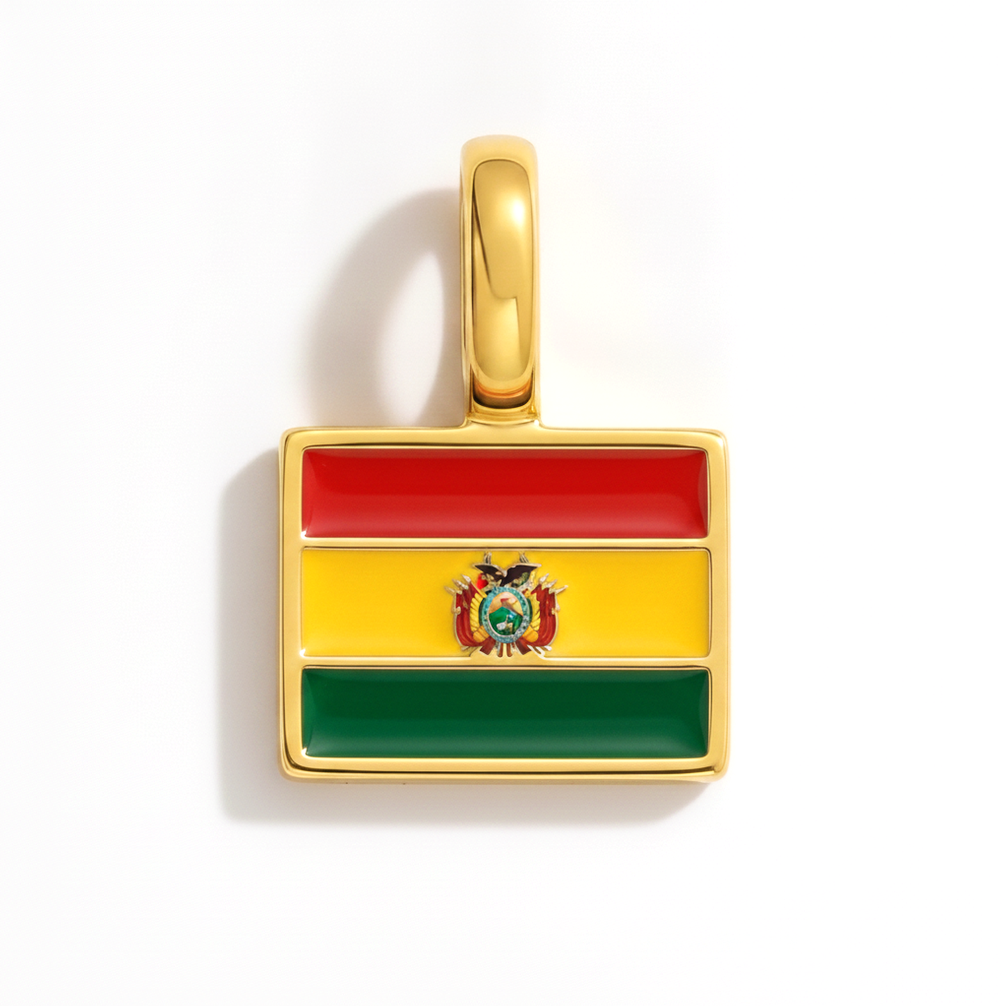 Charm - Flagge Eckig – Gold