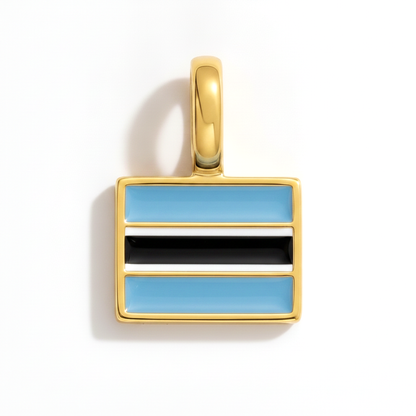 Charm - Flagge Eckig – Gold