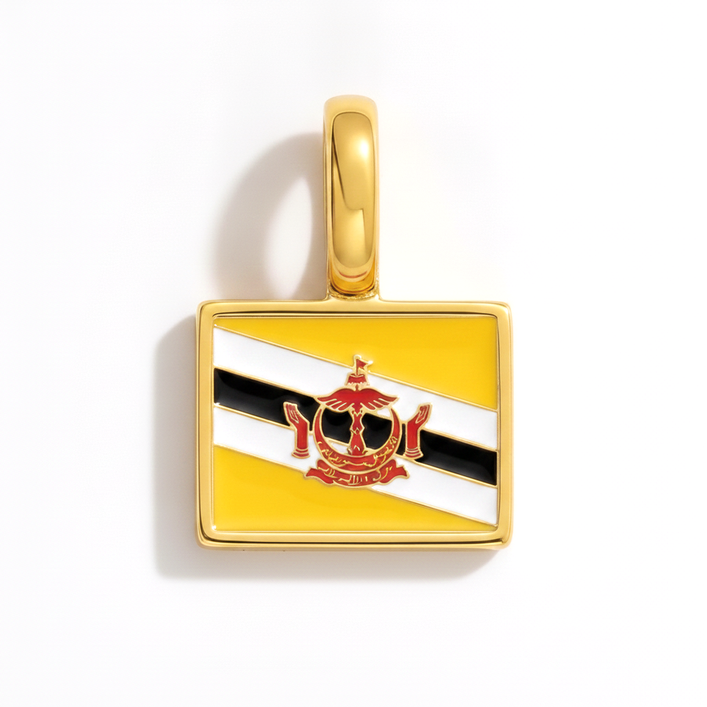 Charm - Flagge Eckig – Gold