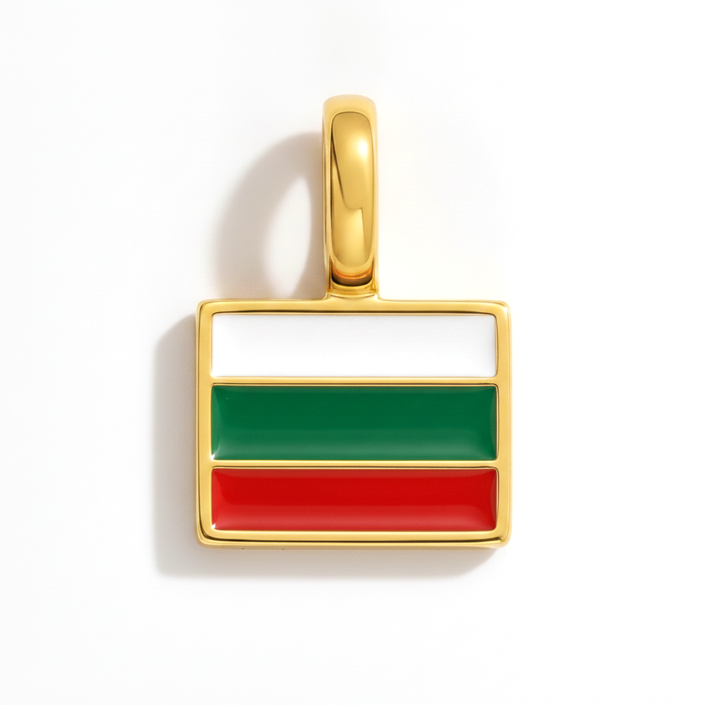 Charm - Flagge Eckig – Gold