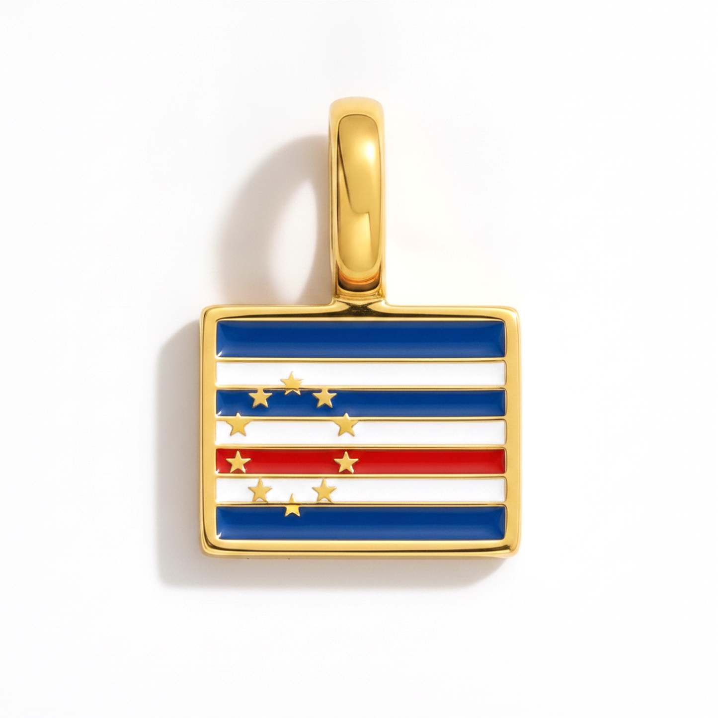 Charm - Flagge Eckig – Gold