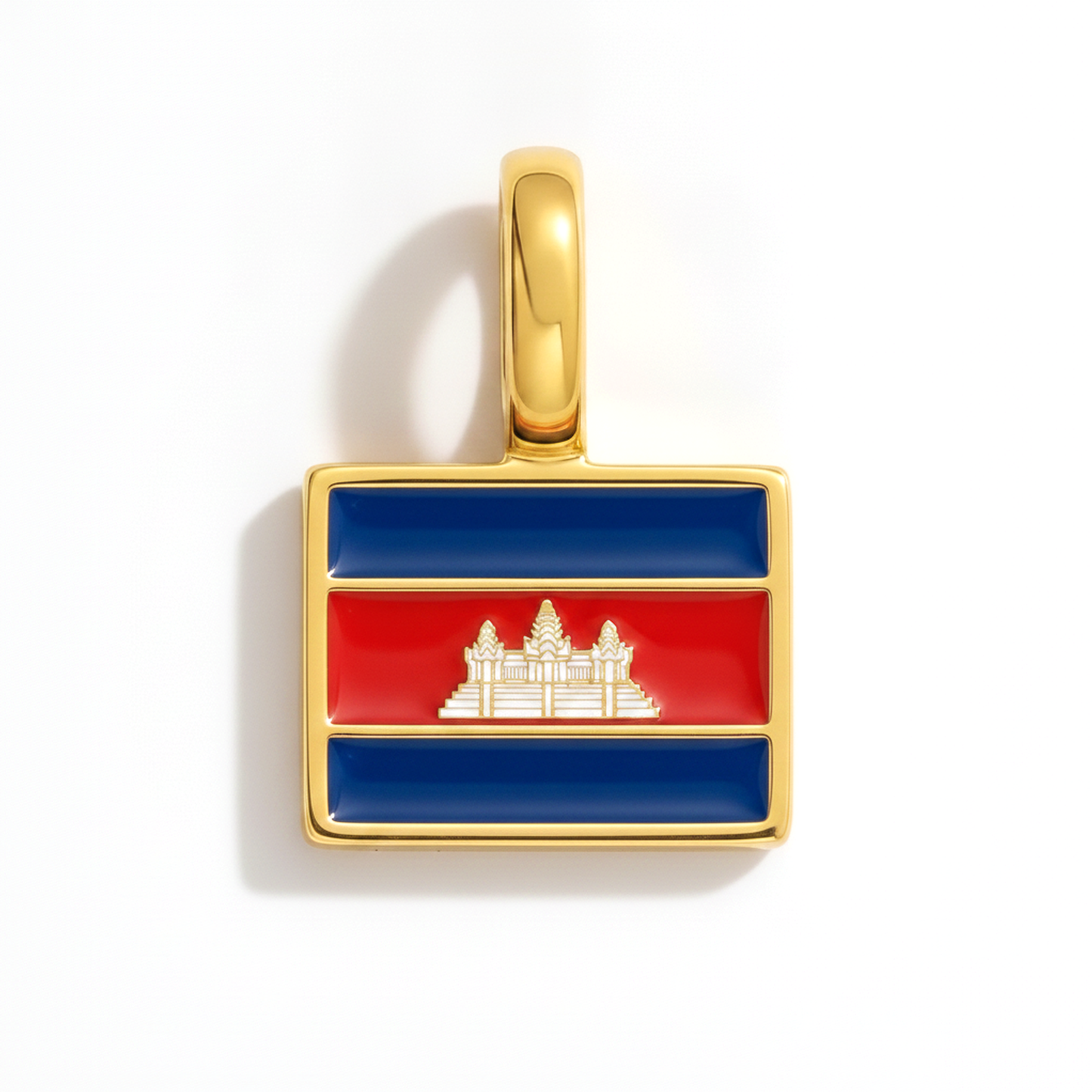 Charm - Flagge Eckig – Gold