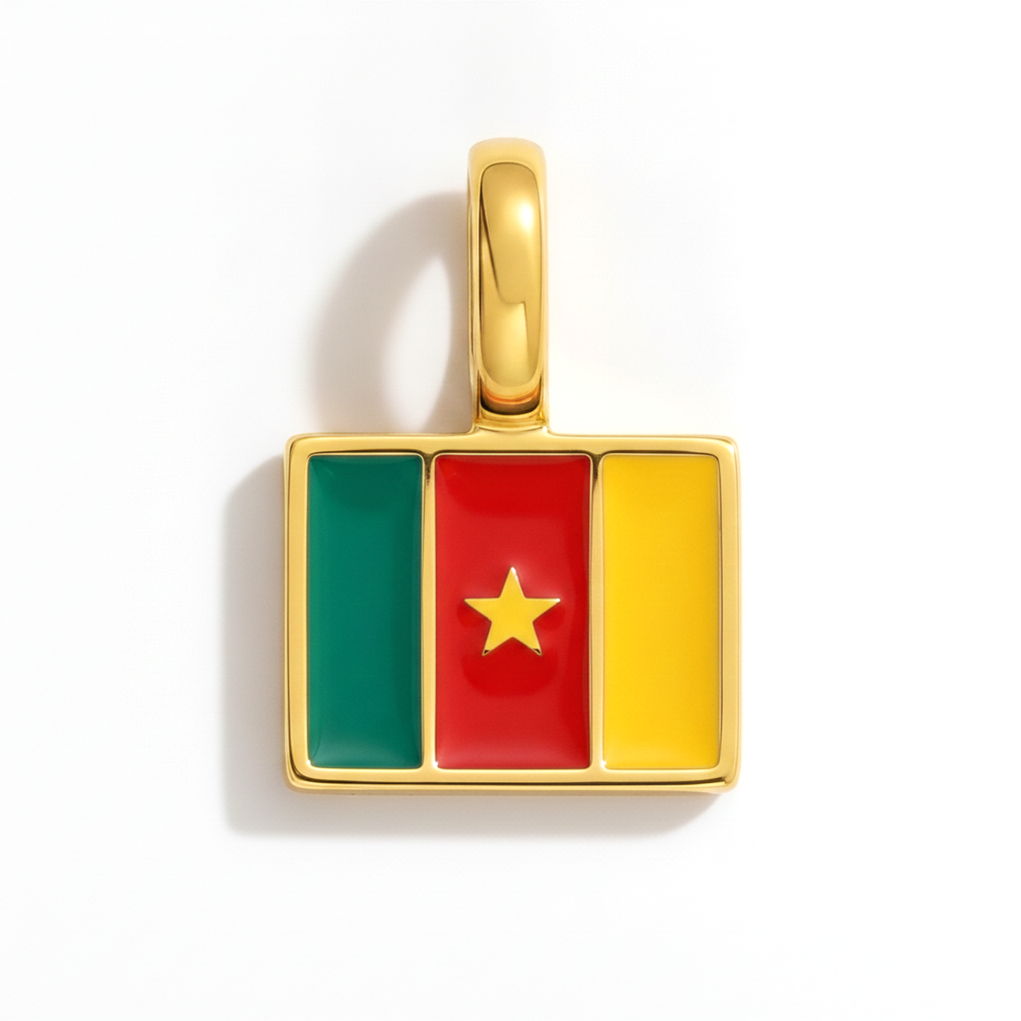 Charm - Flagge Eckig – Gold