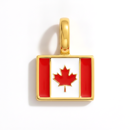 Charm - Flagge Eckig – Gold