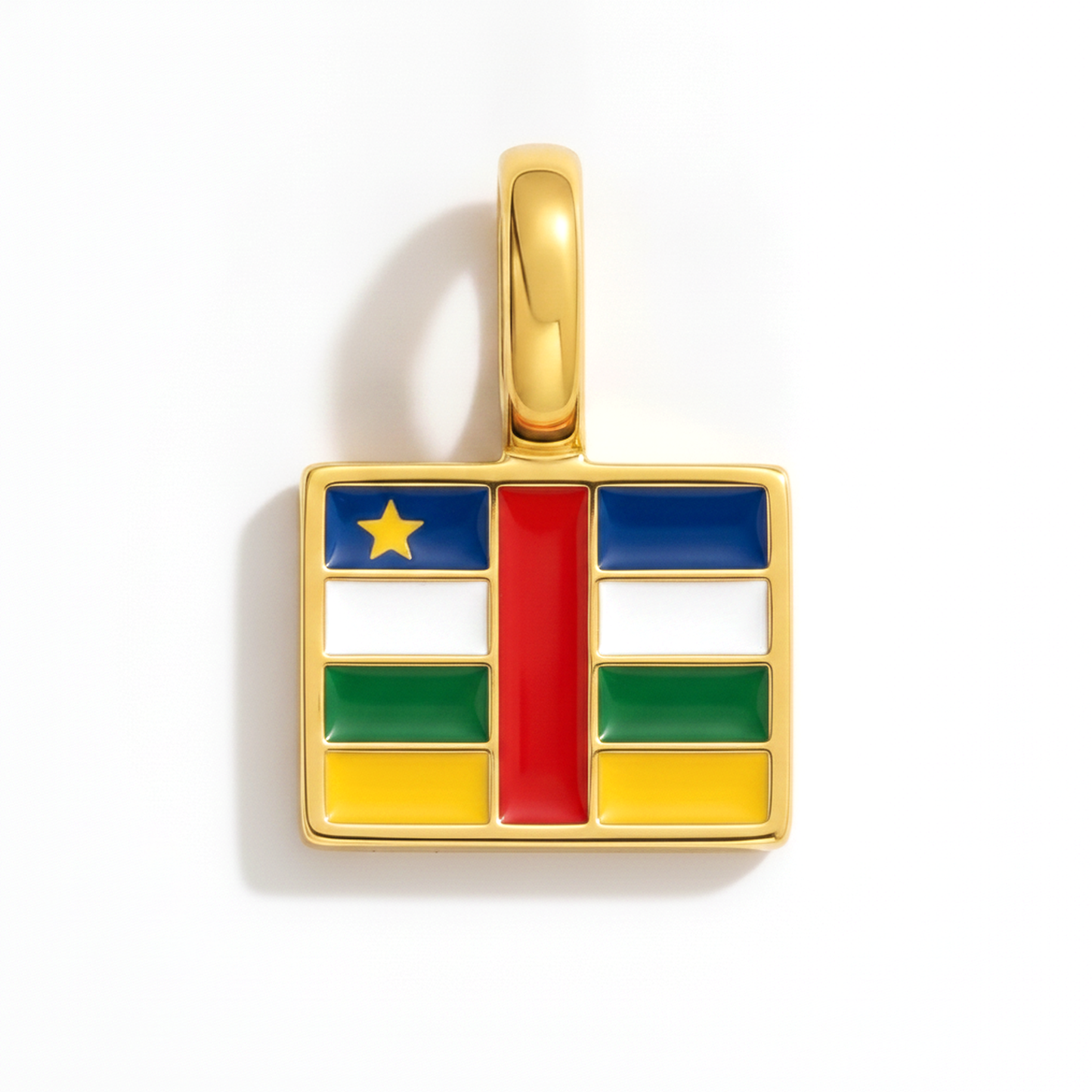 Charm - Flagge Eckig – Gold