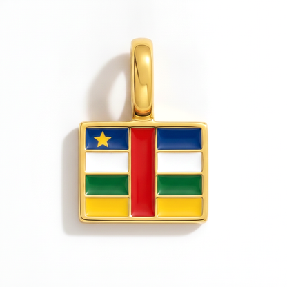 Charm - Flagge Eckig – Gold