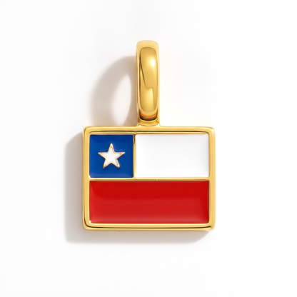 Charm - Flagge Eckig – Gold