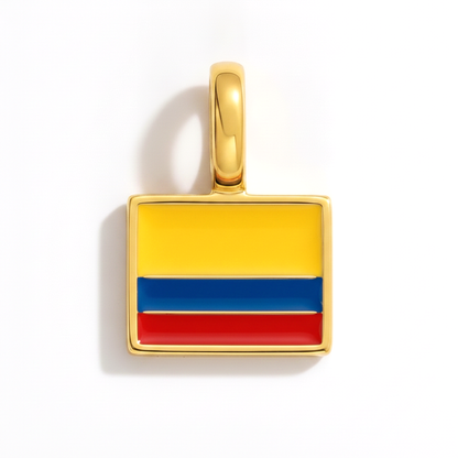 Charm - Flagge Eckig – Gold