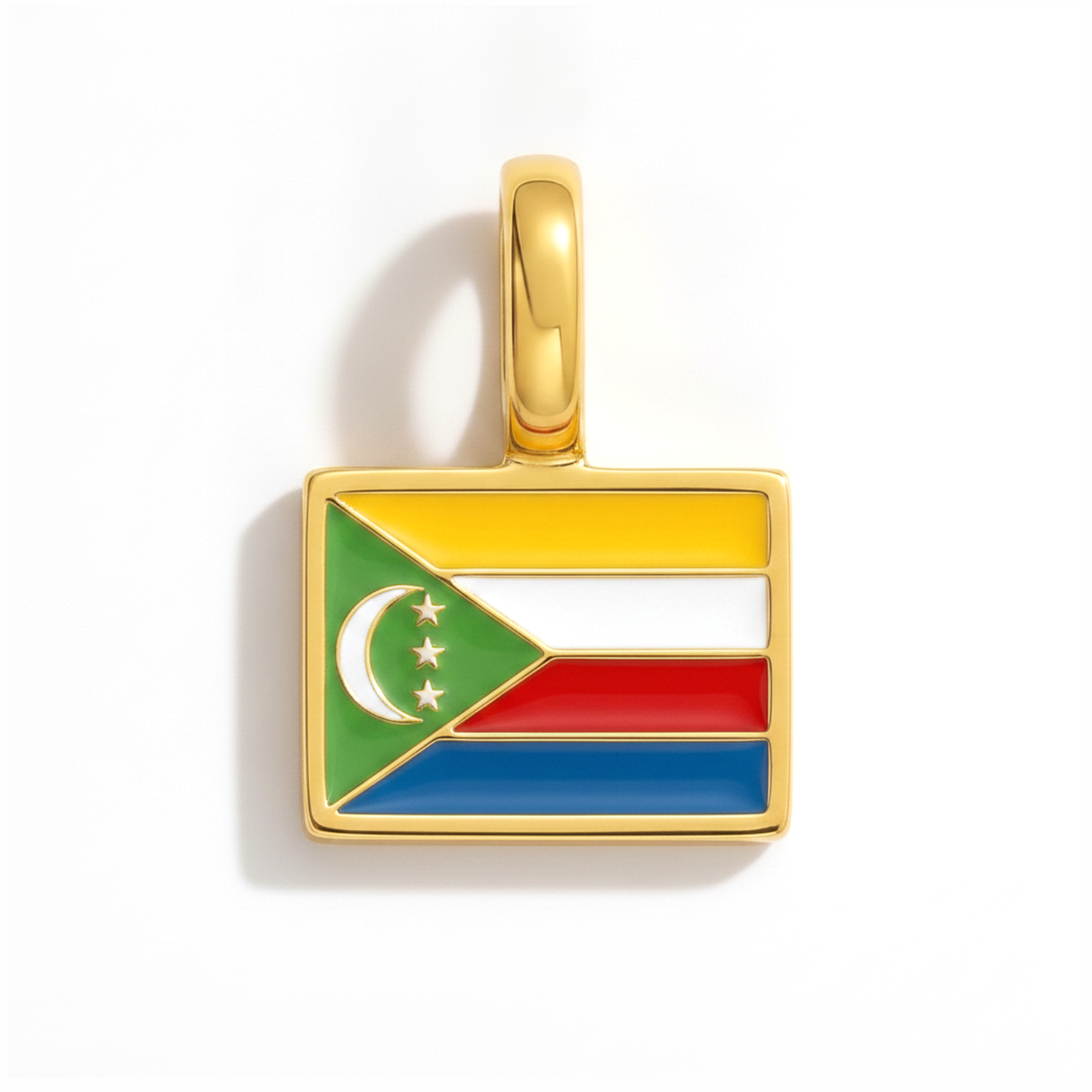 Charm - Flagge Eckig – Gold