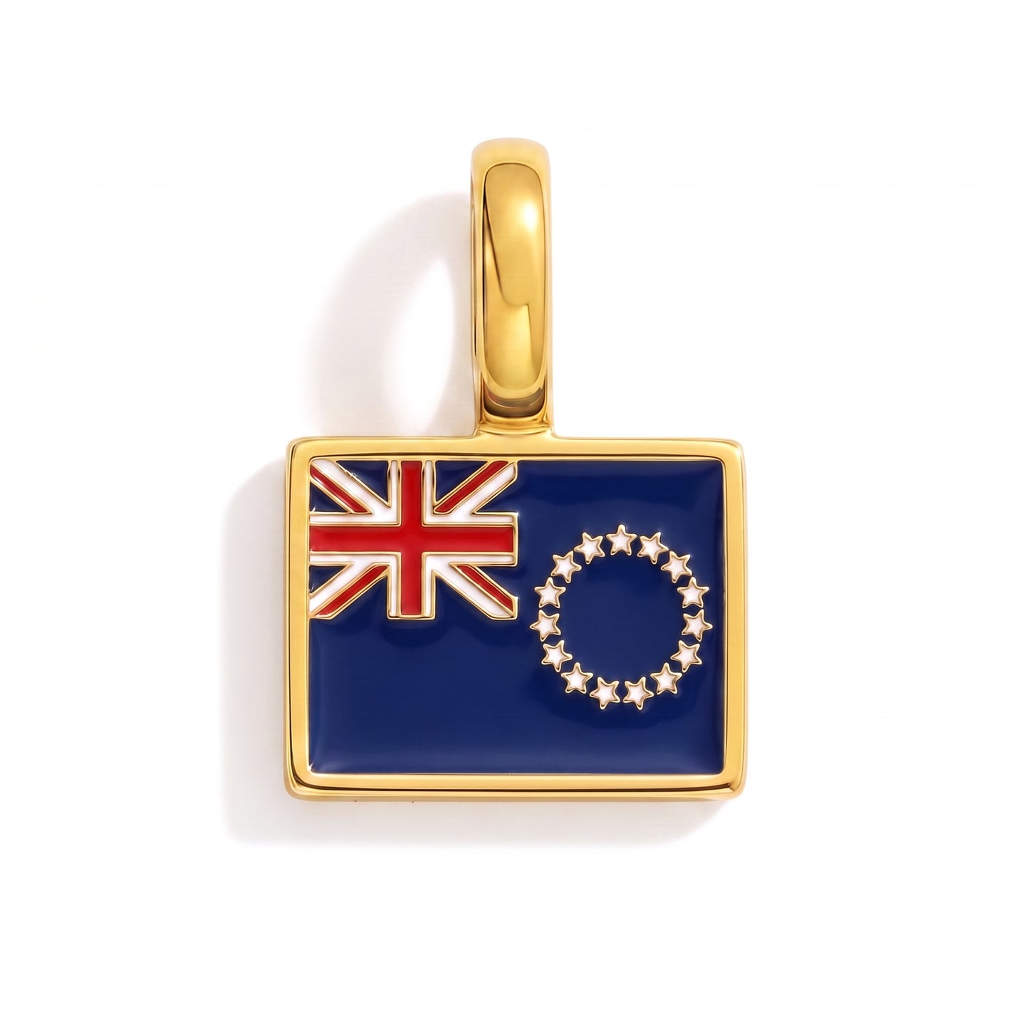 Charm - Flagge Eckig – Gold