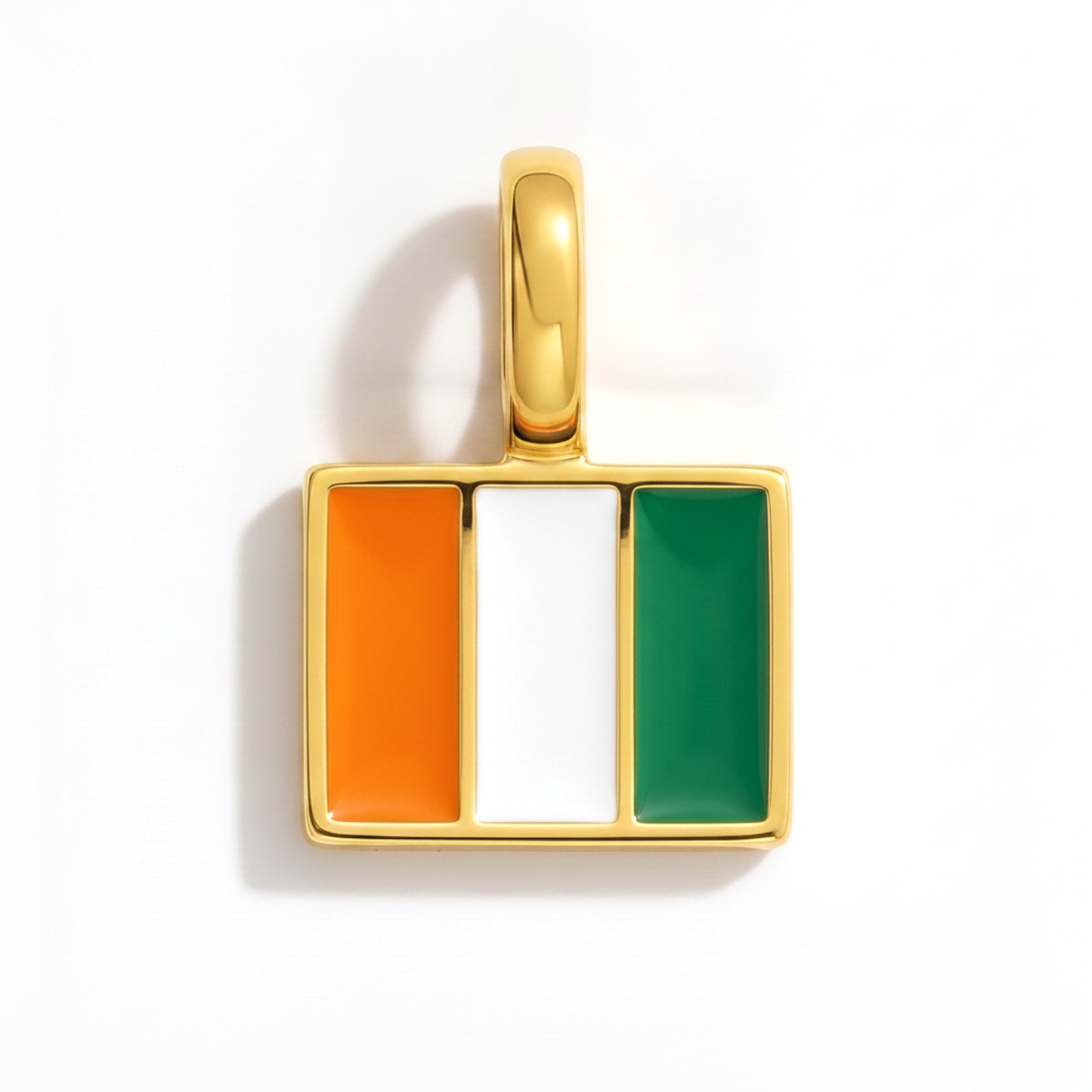 Charm - Flagge Eckig – Gold