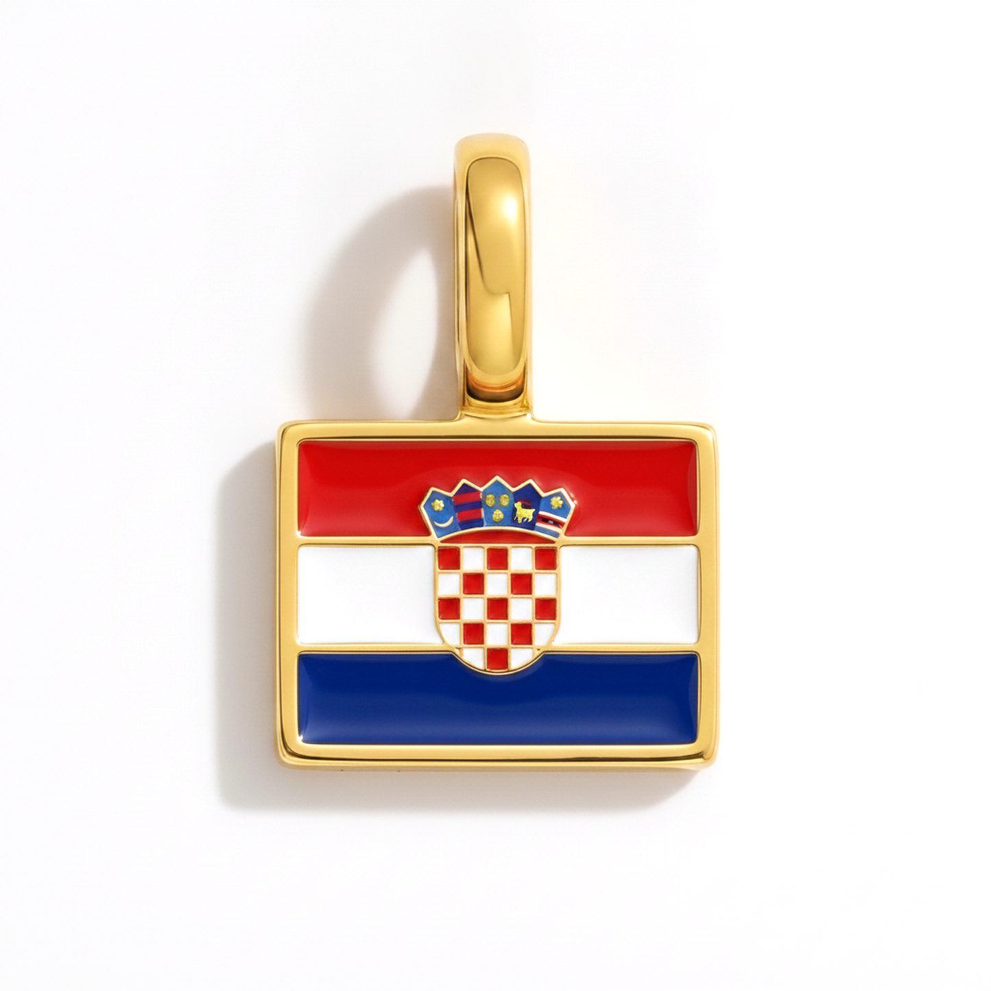 Charm - Flagge Eckig – Gold