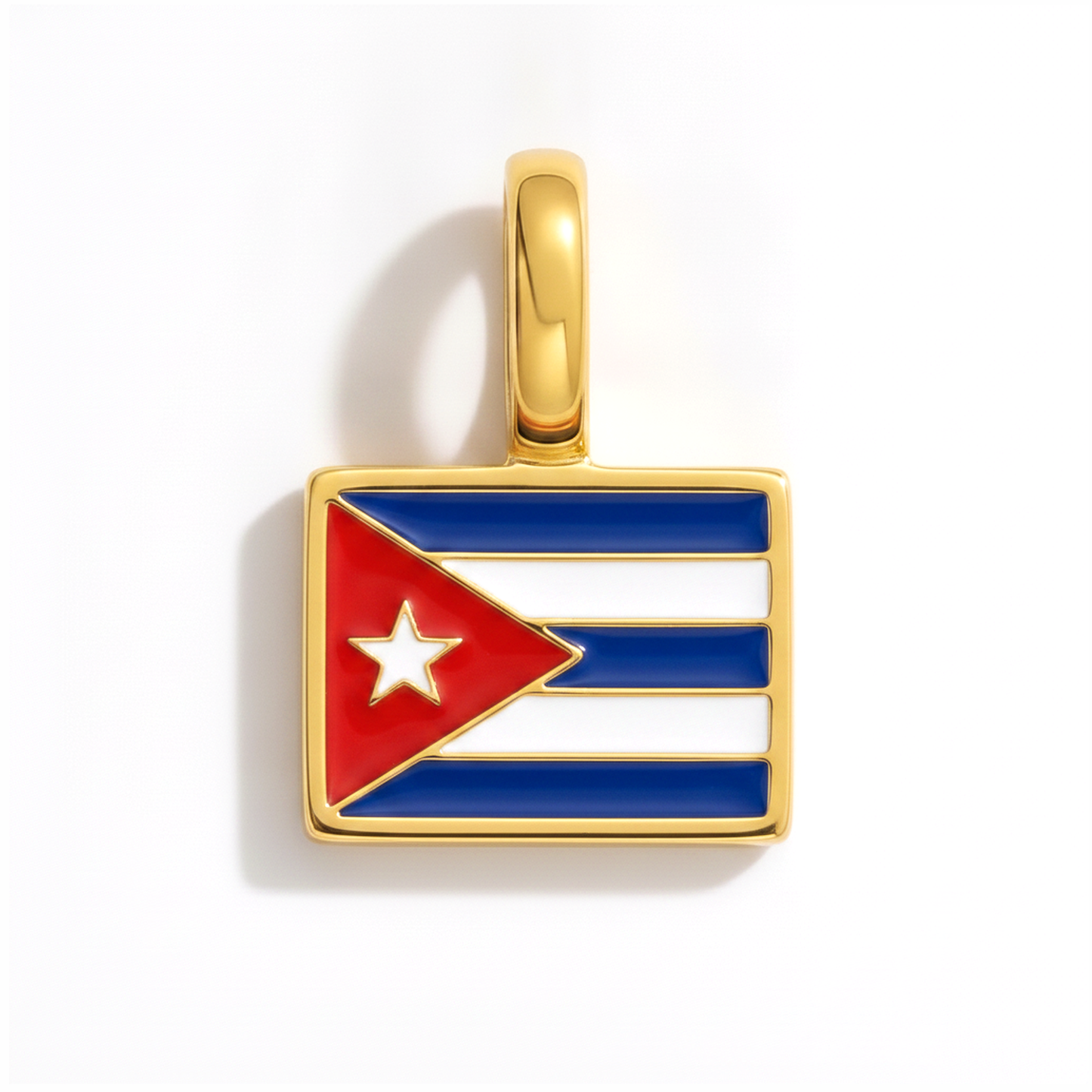 Charm - Flagge Eckig – Gold