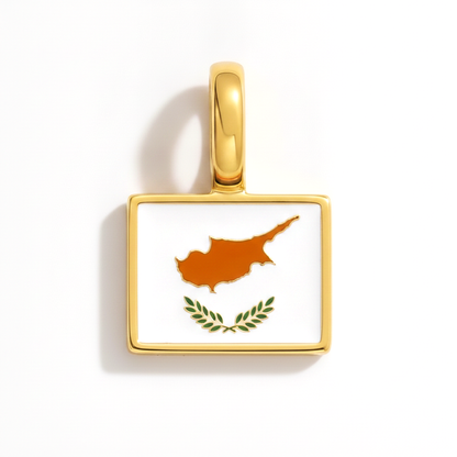 Charm - Flagge Eckig – Gold
