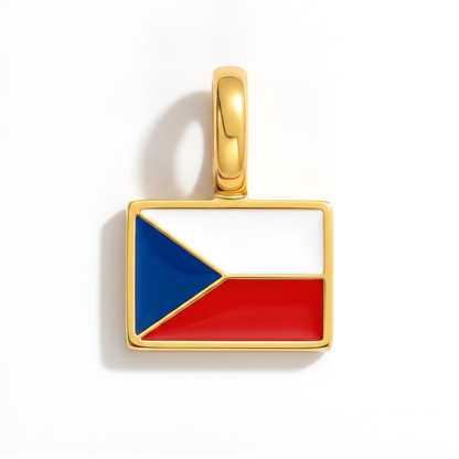 Charm - Flagge Eckig – Gold