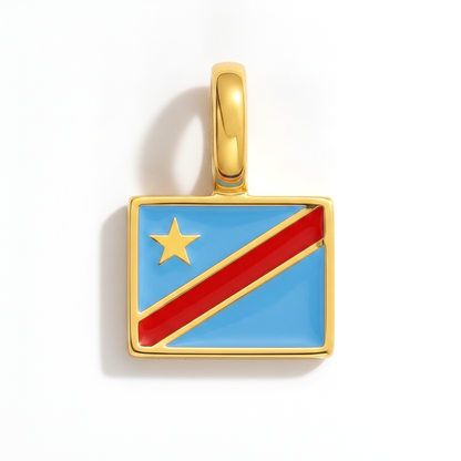 Charm - Flagge Eckig – Gold