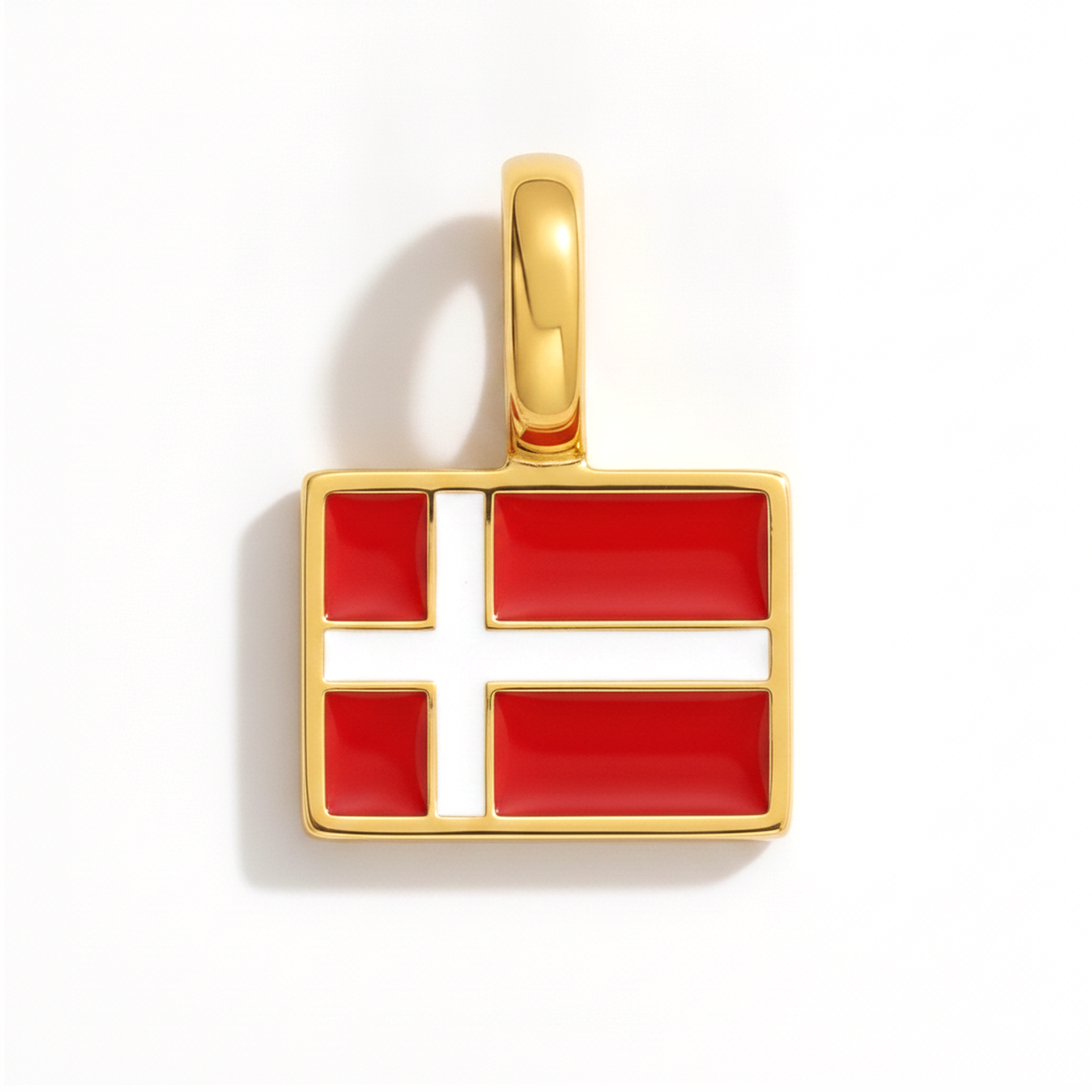 Charm - Flagge Eckig – Gold
