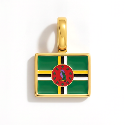 Charm - Flagge Eckig – Gold
