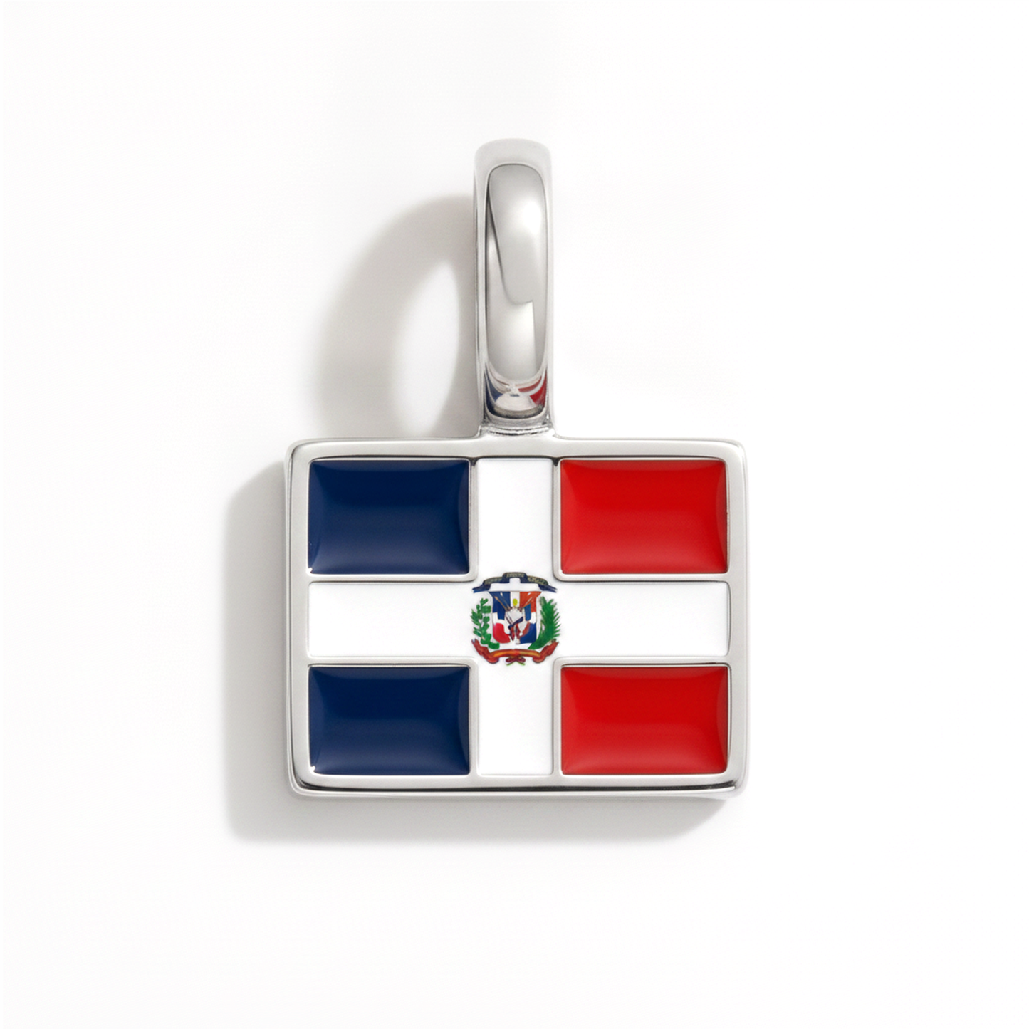 Charm - Flagge Eckig – Silber