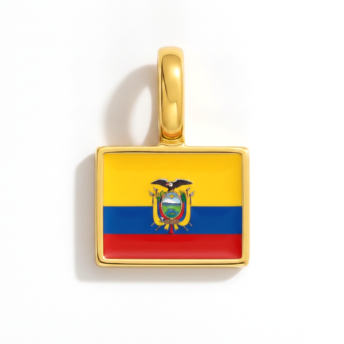 Charm - Flagge Eckig – Gold