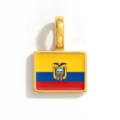 Charm - Flagge Eckig – Gold