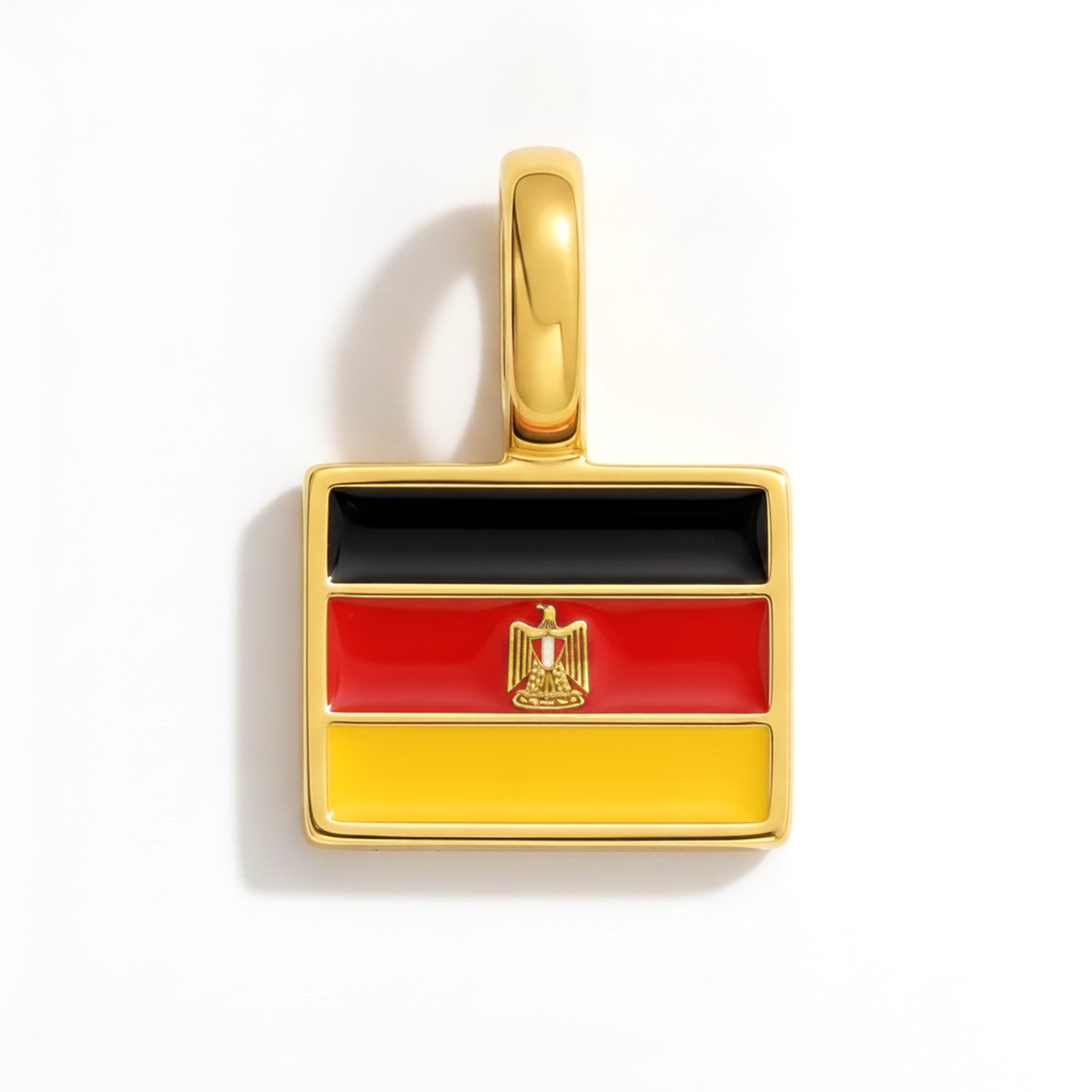 Charm - Flagge Eckig – Gold