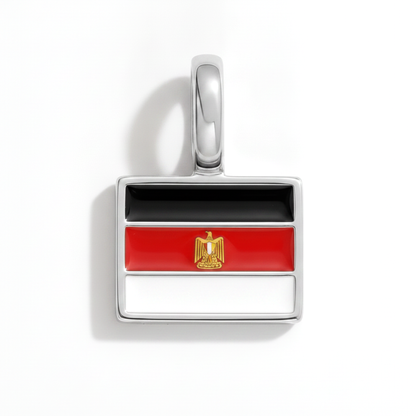 Charm - Flagge Eckig – Silber