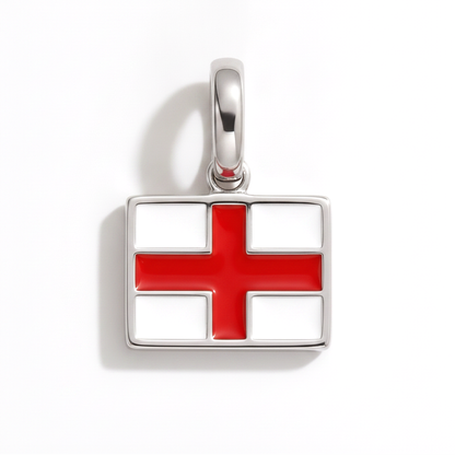 Charm - Flagge Eckig – Silber