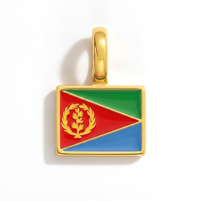 Charm - Flagge Eckig – Gold