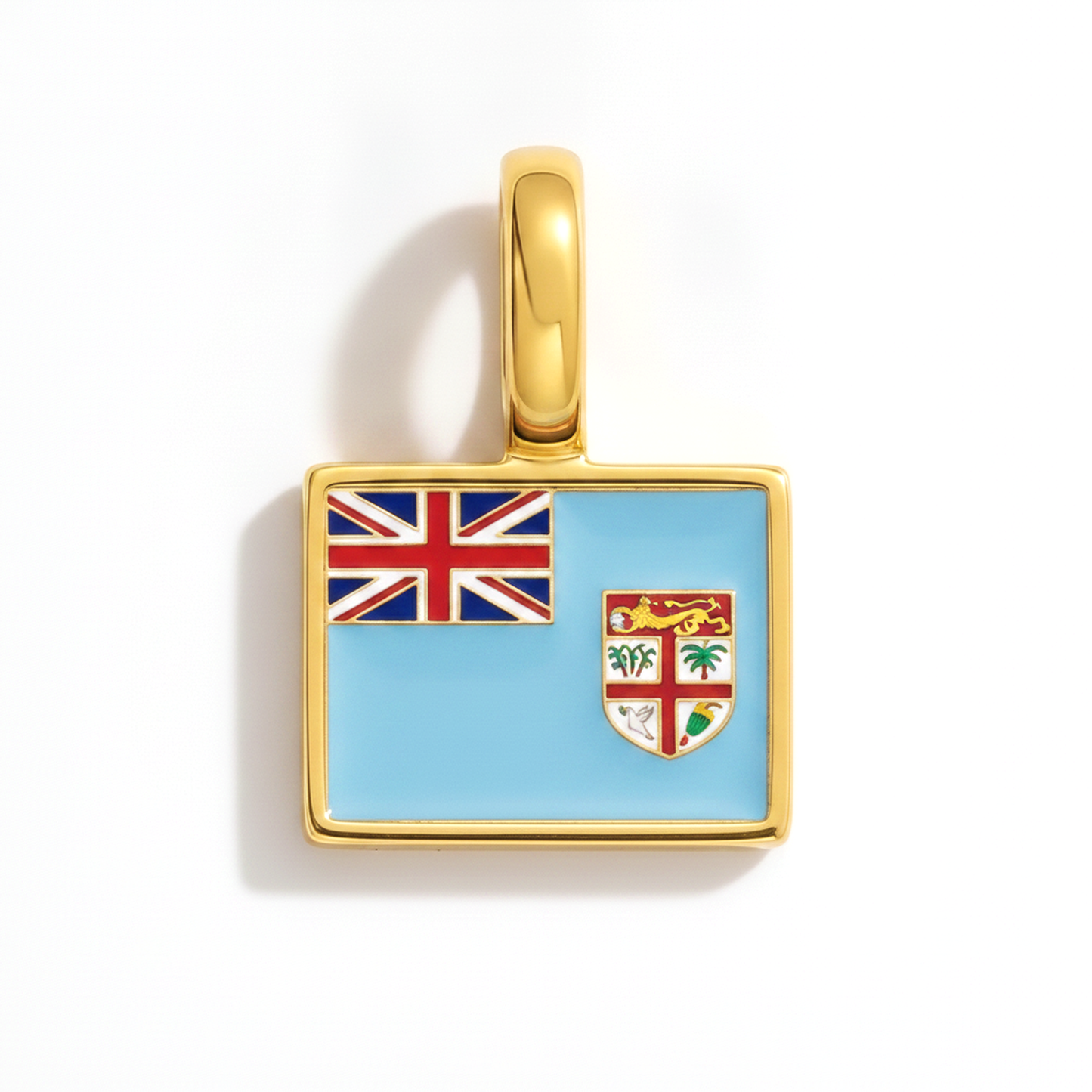 Charm - Flagge Eckig – Gold