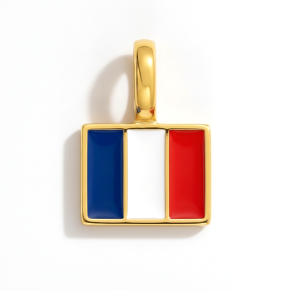 Charm - Flagge Eckig – Gold
