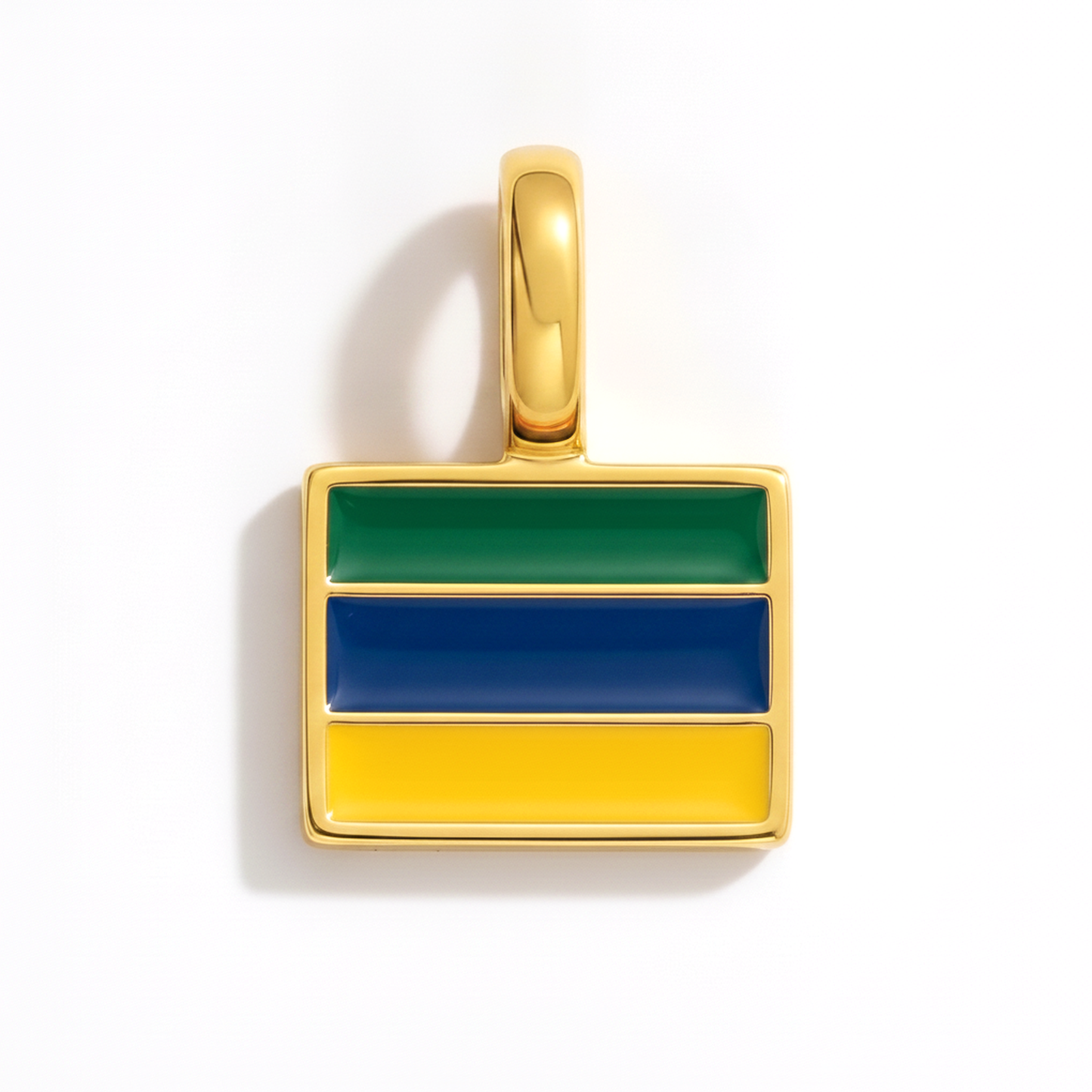 Charm - Flagge Eckig – Gold