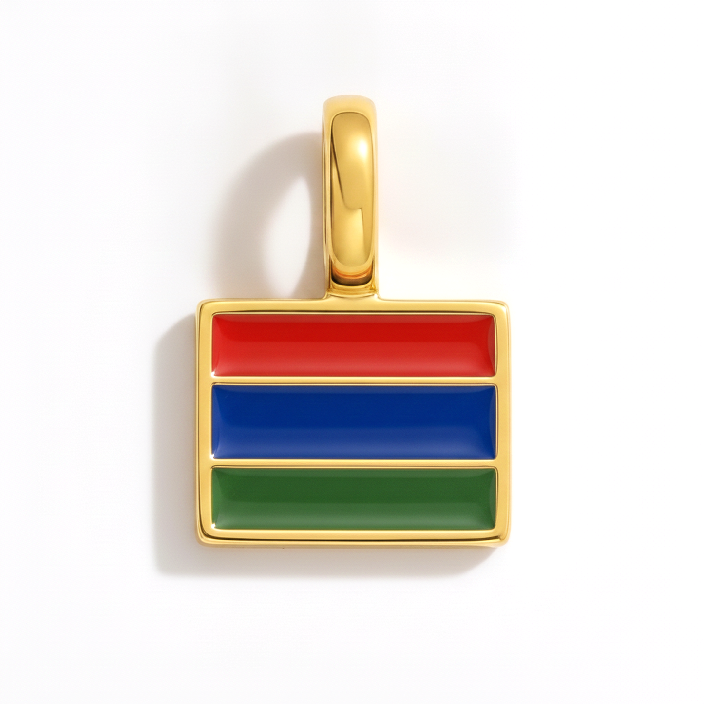 Charm - Flagge Eckig – Gold