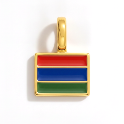 Charm - Flagge Eckig – Gold