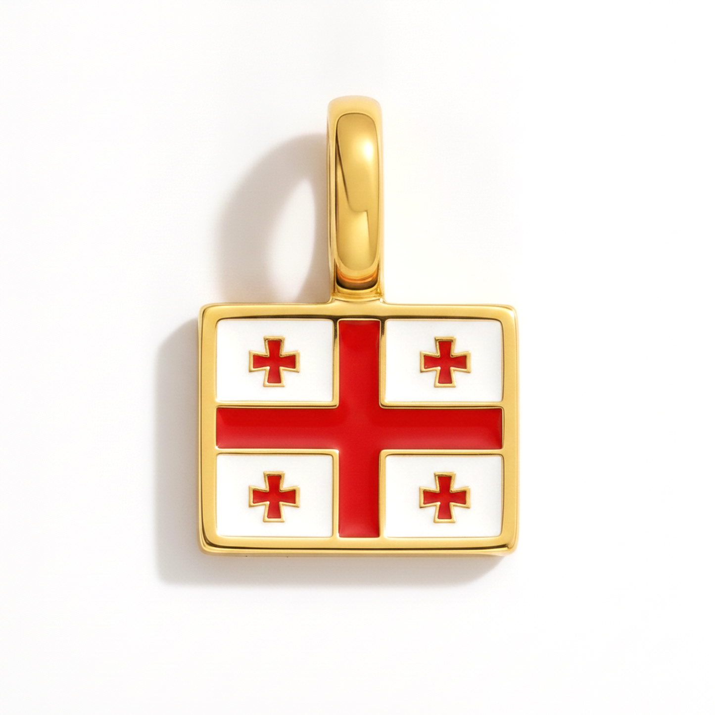 Charm - Flagge Eckig – Gold