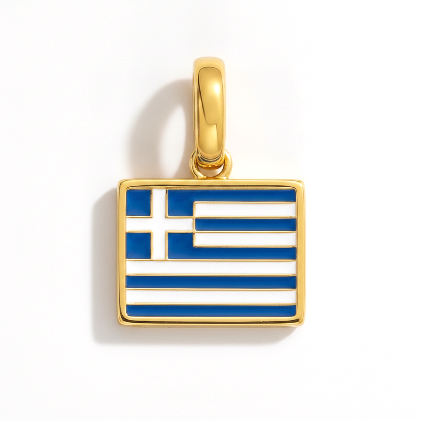 Charm - Flagge Eckig – Gold