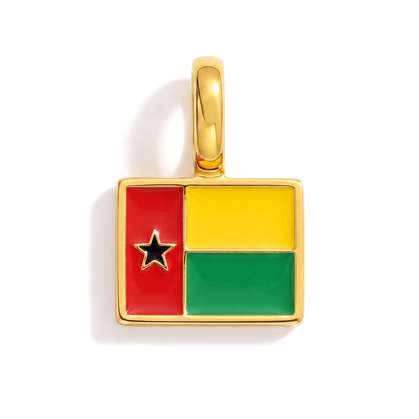 Charm - Flagge Eckig – Gold