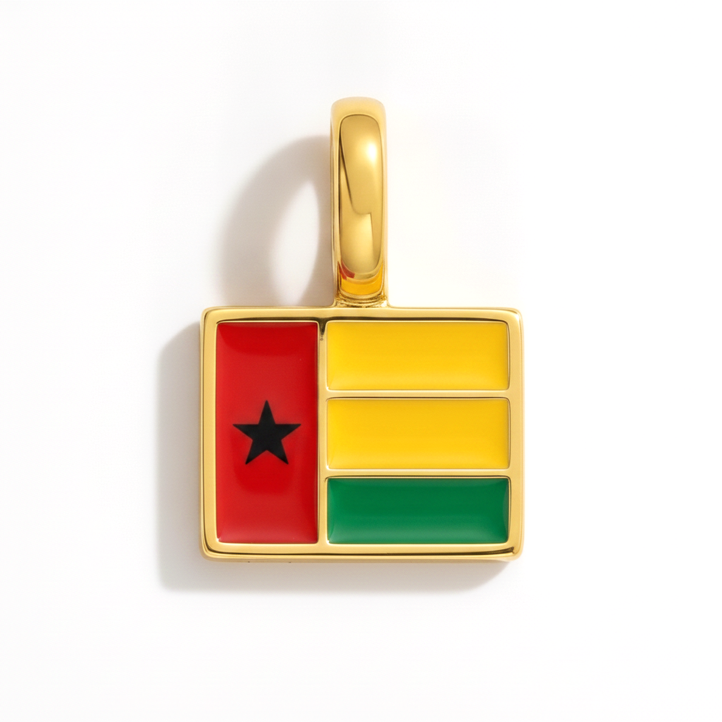 Charm - Flagge Eckig – Gold