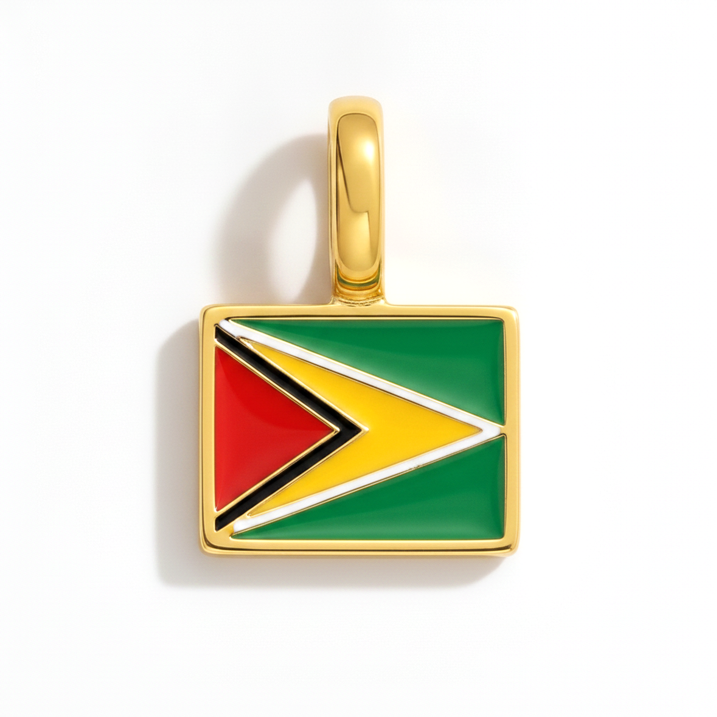 Charm - Flagge Eckig – Gold