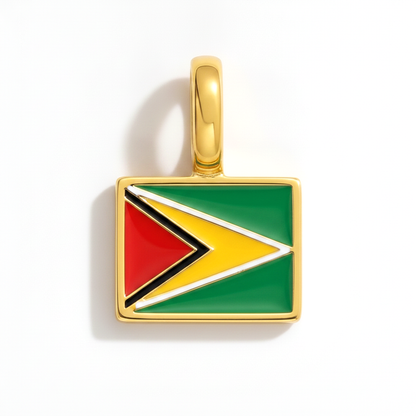Charm - Flagge Eckig – Gold
