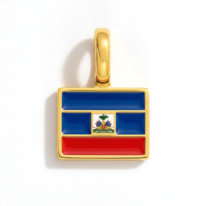 Charm - Flagge Eckig – Gold