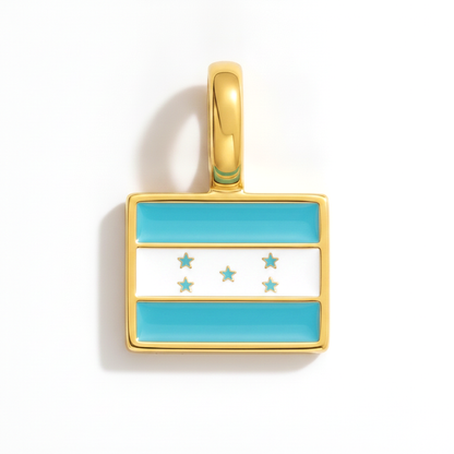 Charm - Flagge Eckig – Gold