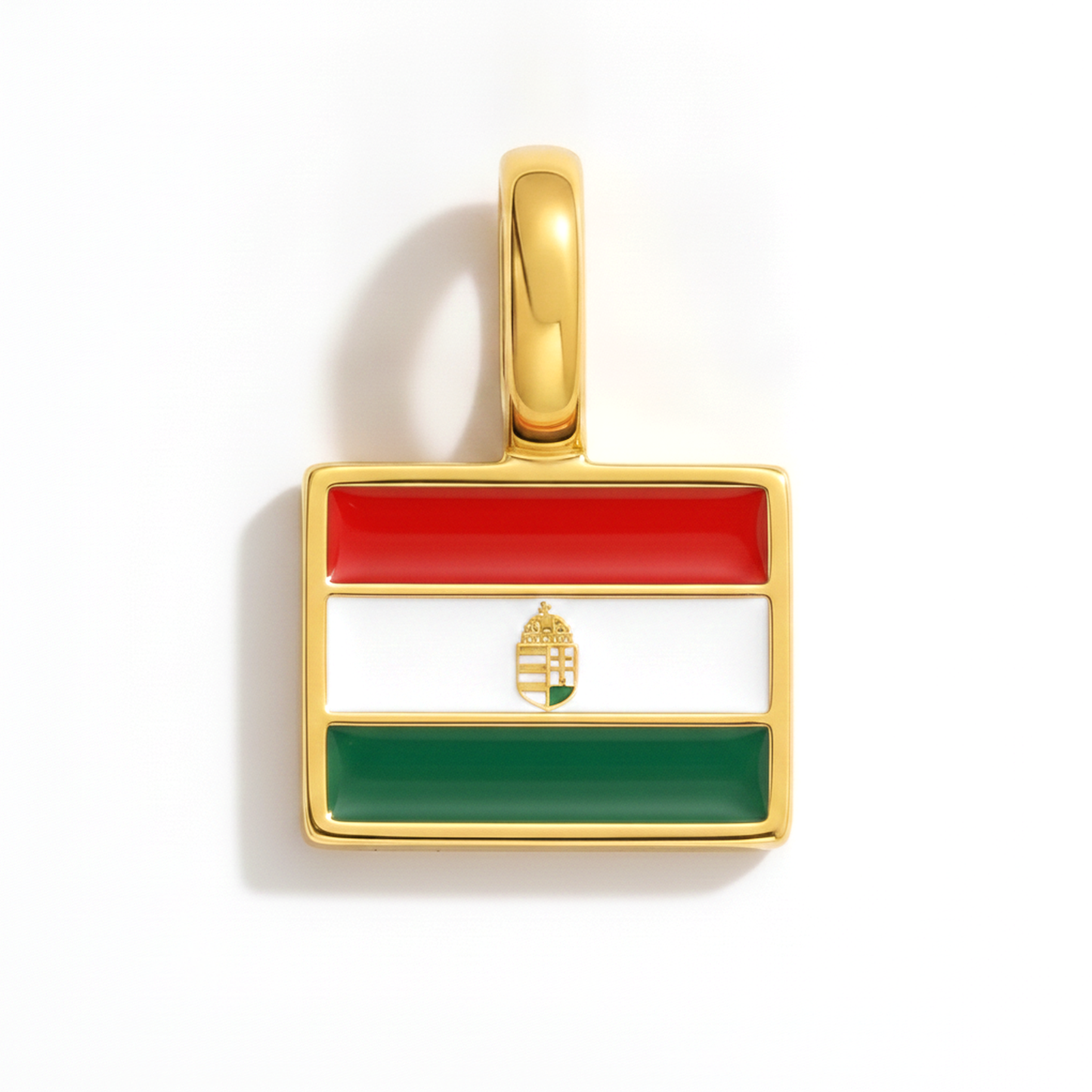 Charm - Flagge Eckig – Gold